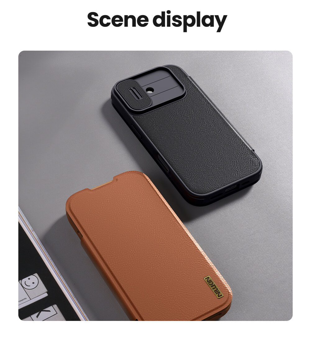 Чехол-книжка NILLKIN для Apple iPhone 17 6.3 (2025) (серия QIN Pro)