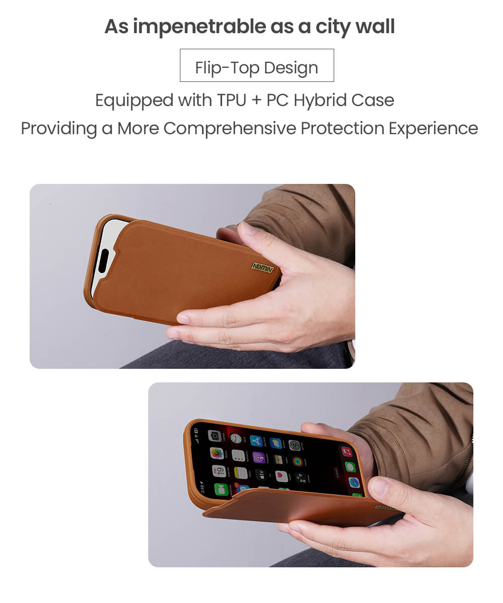 Чехол-книжка NILLKIN для Apple iPhone 17 Pro Max 6.9 (2025) (серия QIN Pro)