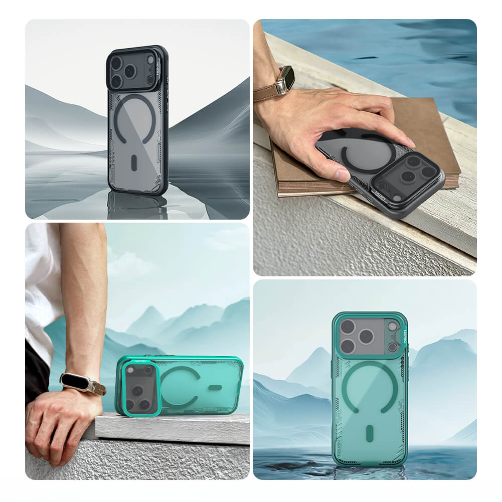Чехол-крышка NILLKIN для Apple iPhone 17 Pro 6.3 (2025) (серия Iceblade Prop Frame version Magnetic)