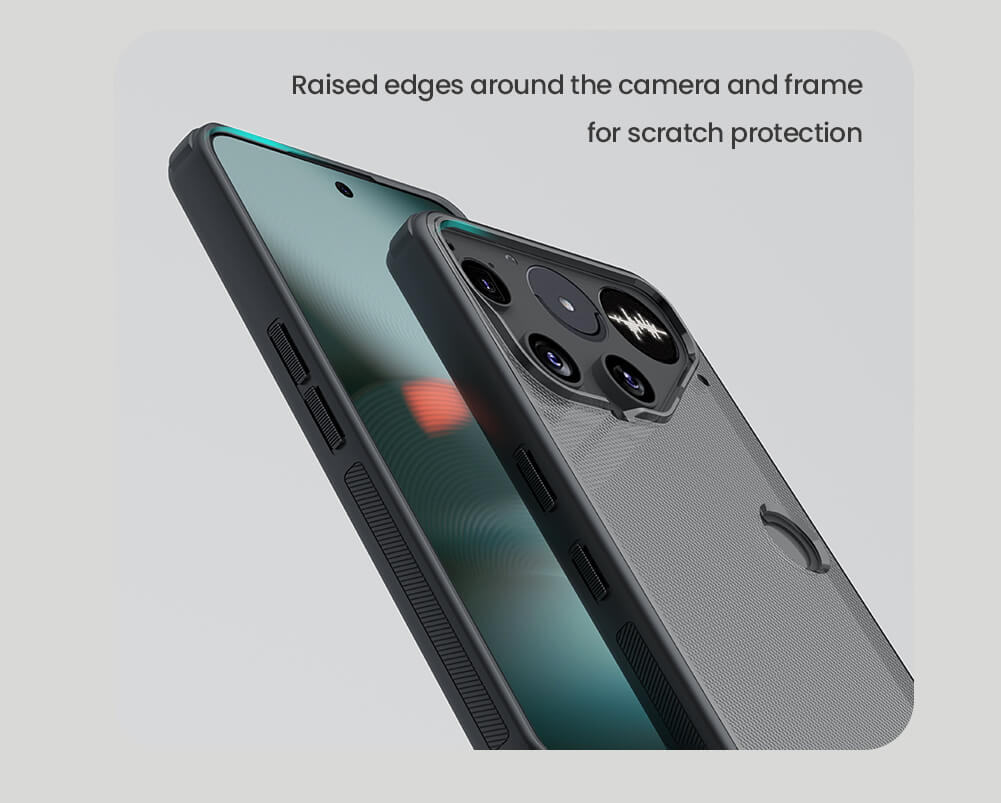 Чехол-крышка NILLKIN для Nothing Phone 3 (серия Frosted shield Pro Transparent Black)