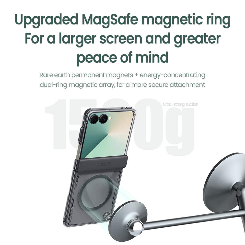 Чехол-крышка NILLKIN для Samsung Galaxy Z Flip7 (Flip 7 5G) (серия Iceblade Magnetic)