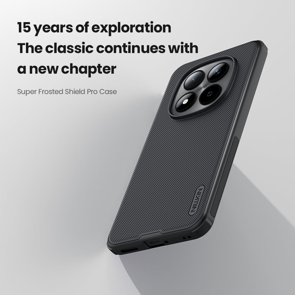 Чехол-крышка NILLKIN для Xiaomi Redmi Note 15 Pro Plus (Redmi Note 15 Pro+) (серия Frosted shield Pro)