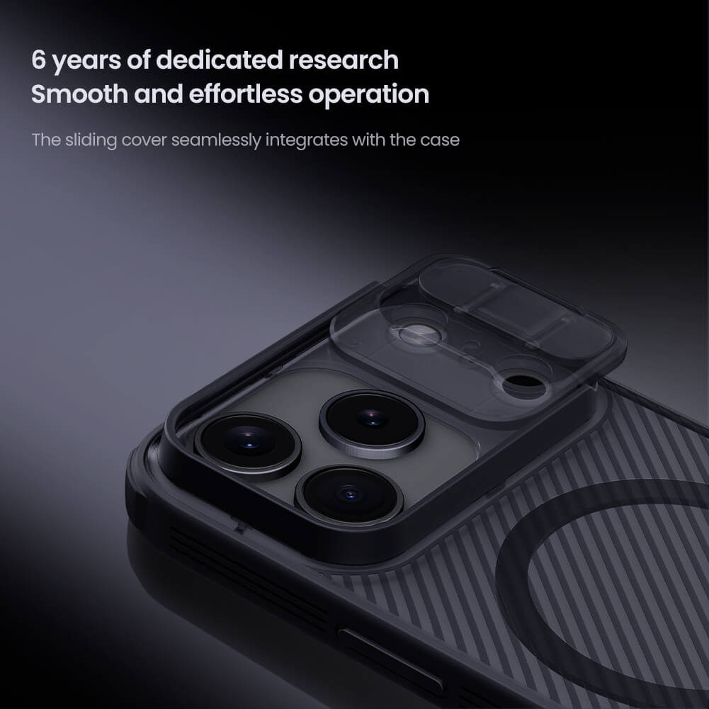 Чехол-крышка NILLKIN для Apple iPhone 17 Pro 6.3 (2025) (серия CamShield Pro Magnetic case)