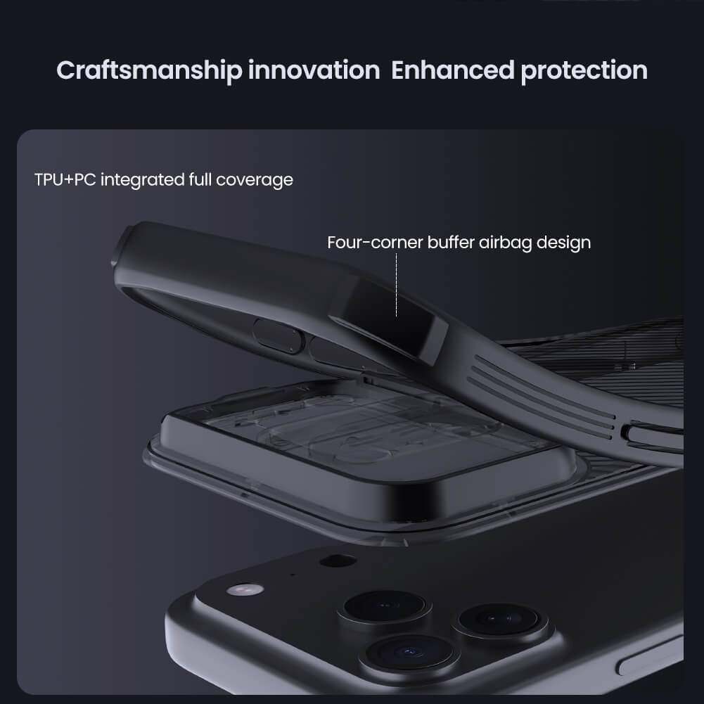 Чехол-крышка NILLKIN для Apple iPhone 17 Pro 6.3 (2025) (серия CamShield Pro Magnetic case)