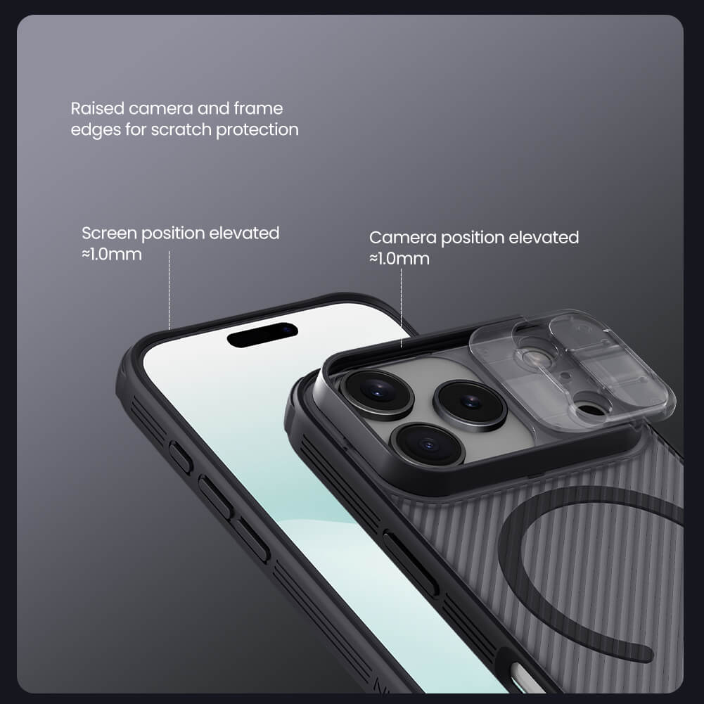 Чехол-крышка NILLKIN для Apple iPhone 17 Pro 6.3 (2025) (серия CamShield Pro Magnetic case)