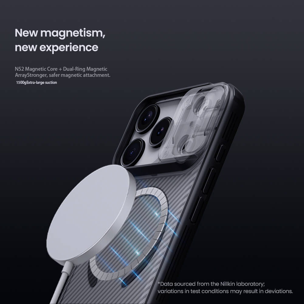 Чехол-крышка NILLKIN для Apple iPhone 17 Pro 6.3 (2025) (серия CamShield Pro Magnetic case)