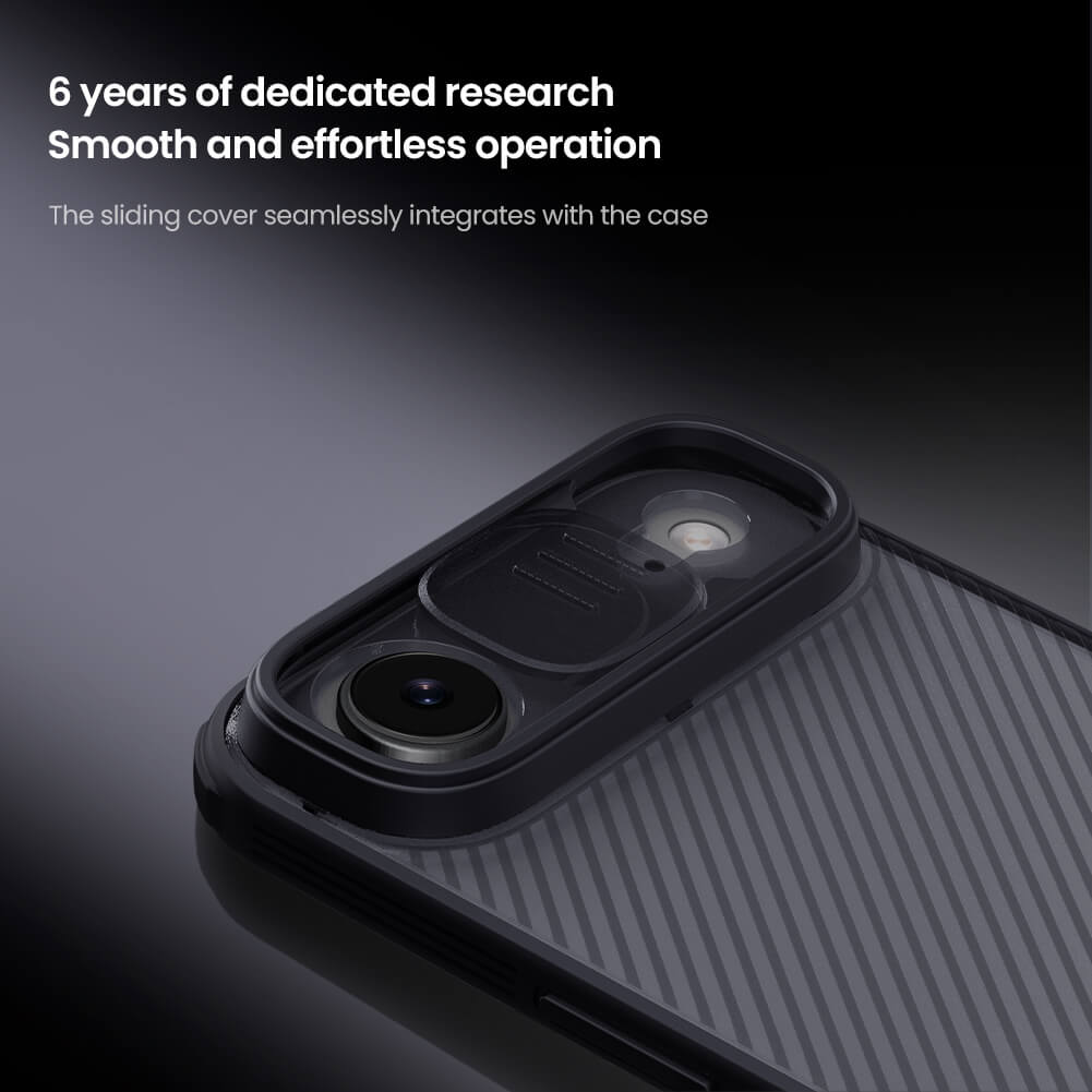 Чехол-крышка NILLKIN для Apple iPhone Air (iPhone 17 Air 6.6) (2025) (серия CamShield Pro Magnetic case Clear version)
