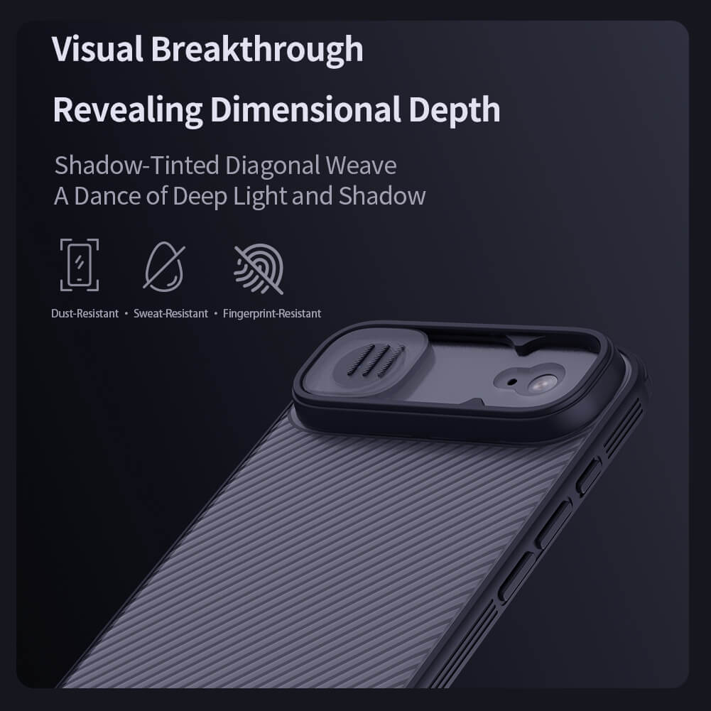 Чехол-крышка NILLKIN для Apple iPhone Air (iPhone 17 Air 6.6) (2025) (серия CamShield Pro Magnetic case Clear version)