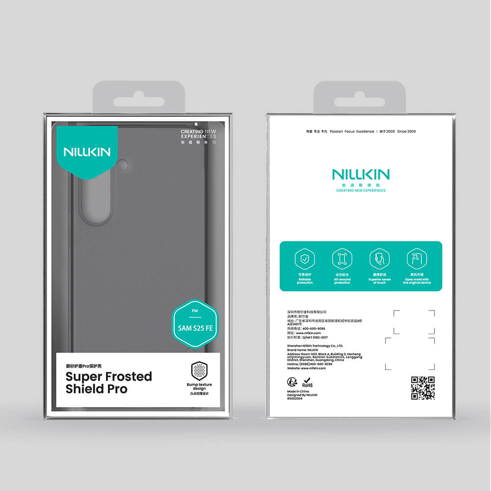Чехол-крышка NILLKIN для Samsung Galaxy S25 FE (S25 Fan Edition) (серия Frosted shield Pro Clear)
