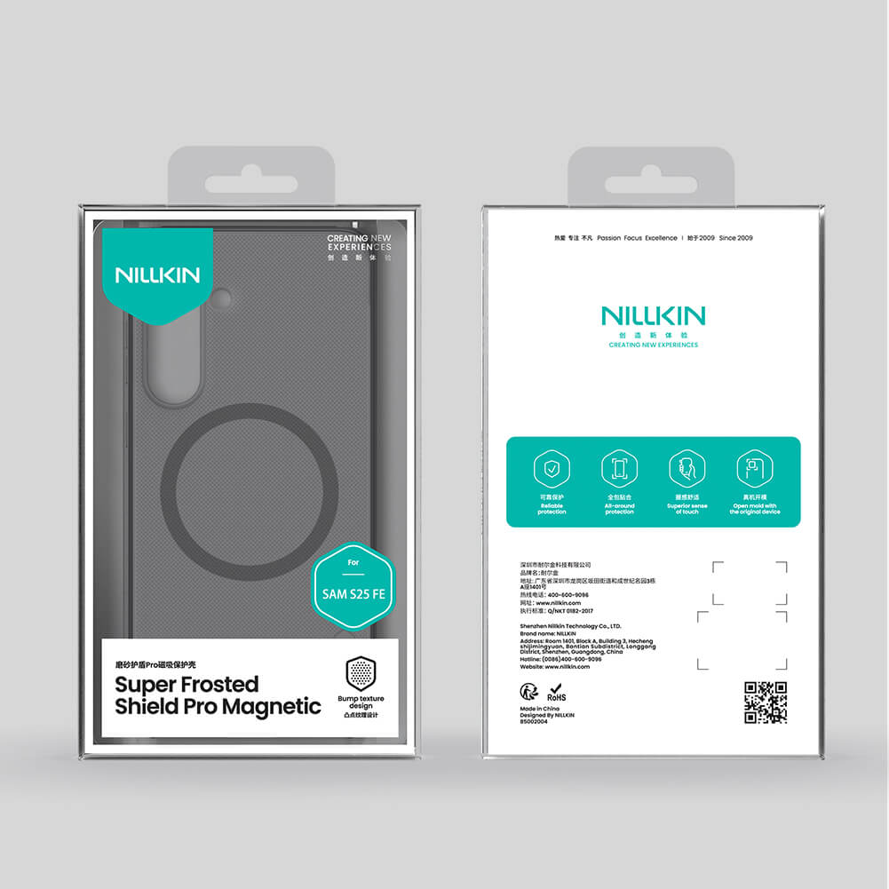 Чехол-крышка NILLKIN для Samsung Galaxy S25 FE (S25 Fan Edition) (серия Frosted shield Pro Magnetic case Clear)