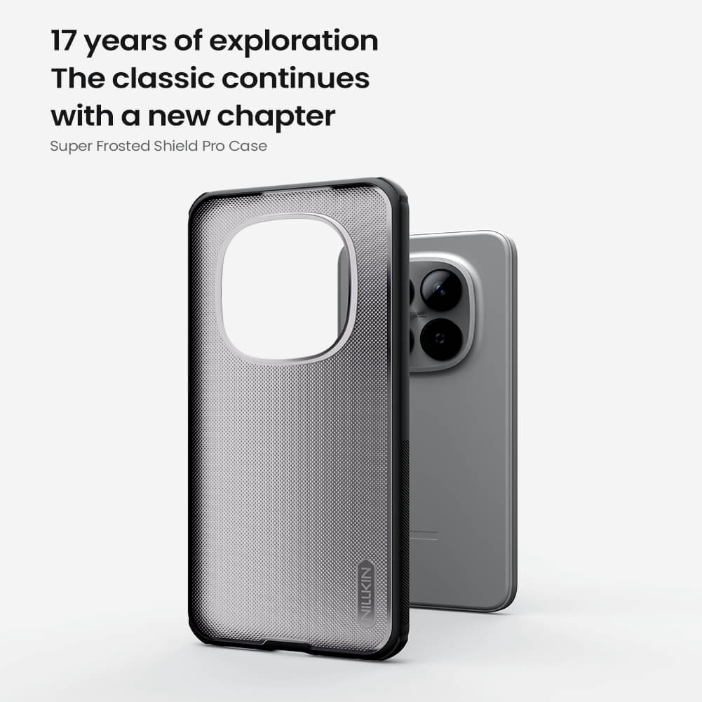 Чехол-крышка NILLKIN для Xiaomi Redmi Note 15 Pro Plus (Redmi Note 15 Pro+) (Chinese version) (серия Frosted shield Pro Clear)