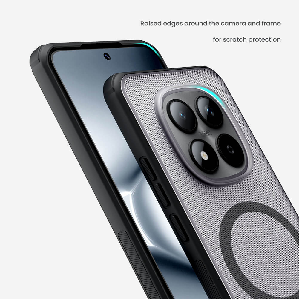 Чехол-крышка NILLKIN для Xiaomi Redmi Note 15 Pro (Chinese version) (серия Frosted shield Pro Magnetic case Clear)
