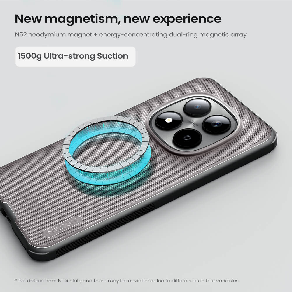 Чехол-крышка NILLKIN для Xiaomi Redmi Note 15 Pro (Chinese version) (серия Frosted shield Pro Magnetic case Clear)