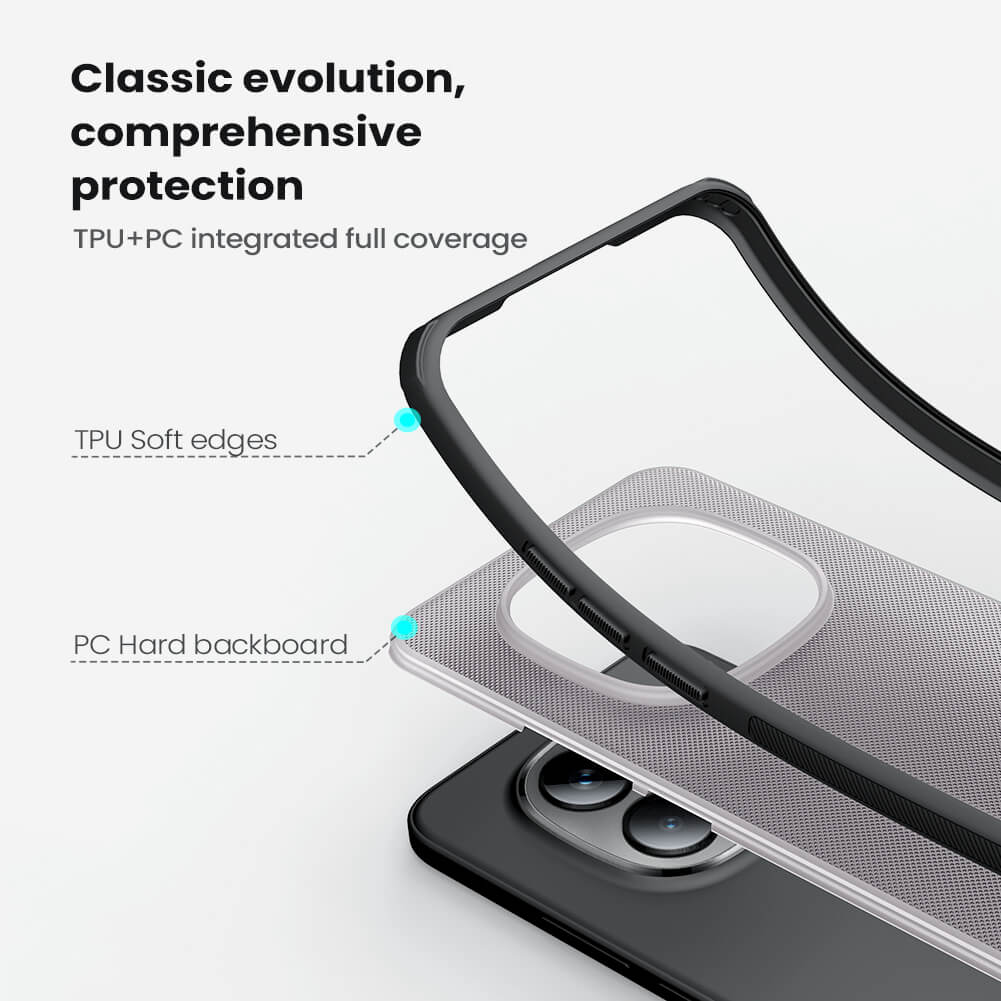 Чехол-крышка NILLKIN для Xiaomi Redmi Note 15 Pro (Chinese version) (серия Frosted shield Pro Clear)