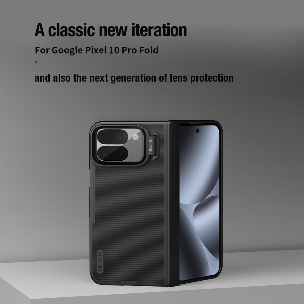 Чехол-крышка NILLKIN для Google Pixel 10 Pro Fold (серия Frosted shield Prop Magnetic Transparent Lens Guard Edition)