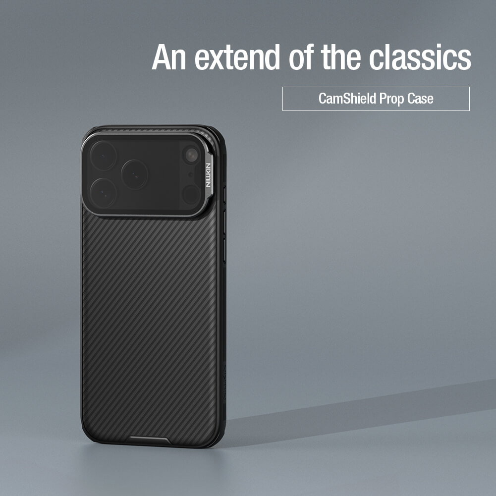 Чехол-крышка NILLKIN для Apple iPhone 17 Pro Max 6.9 (2025) (серия Camshield Prop (Transparent Lens Guard Edition))