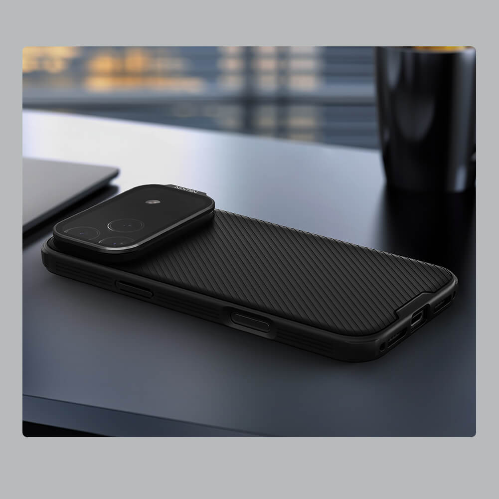 Чехол-крышка NILLKIN для Apple iPhone 17 Pro Max 6.9 (2025) (серия Camshield Prop (Transparent Lens Guard Edition))
