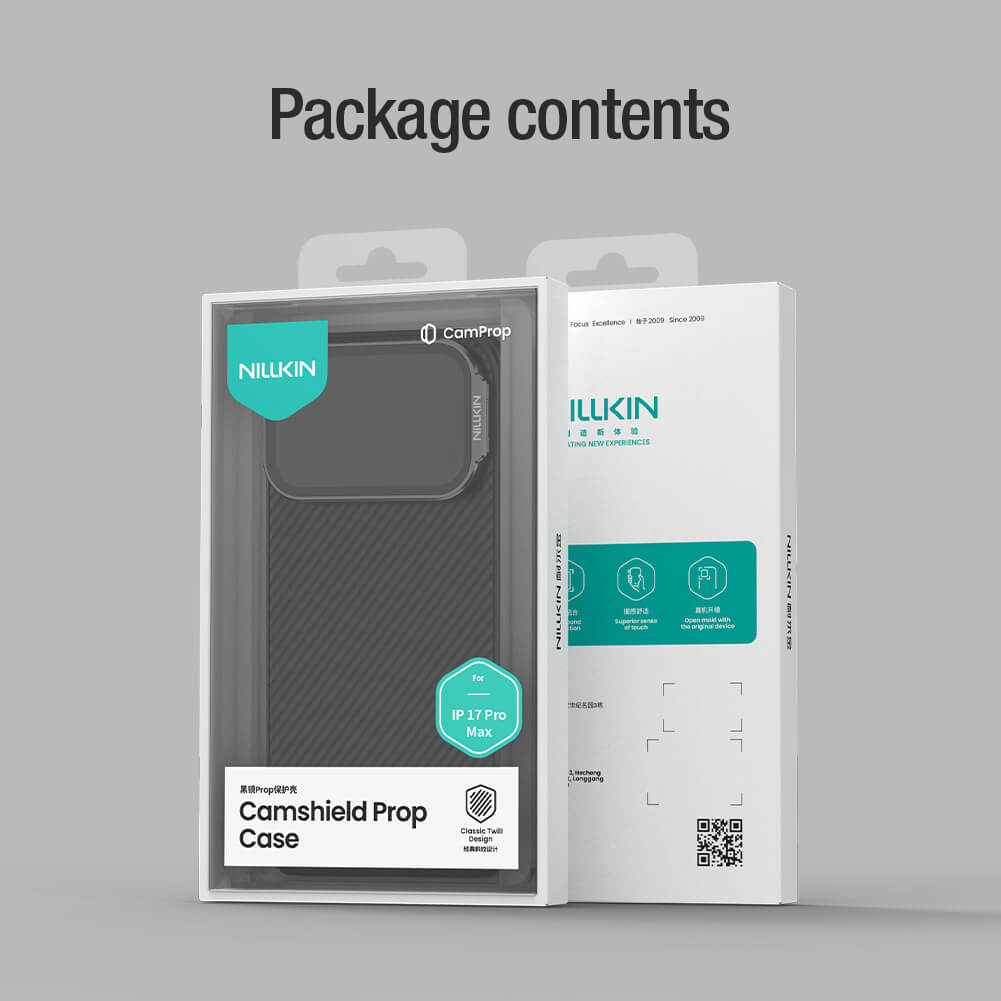 Чехол-крышка NILLKIN для Apple iPhone 17 Pro Max 6.9 (2025) (серия Camshield Prop (Transparent Lens Guard Edition))