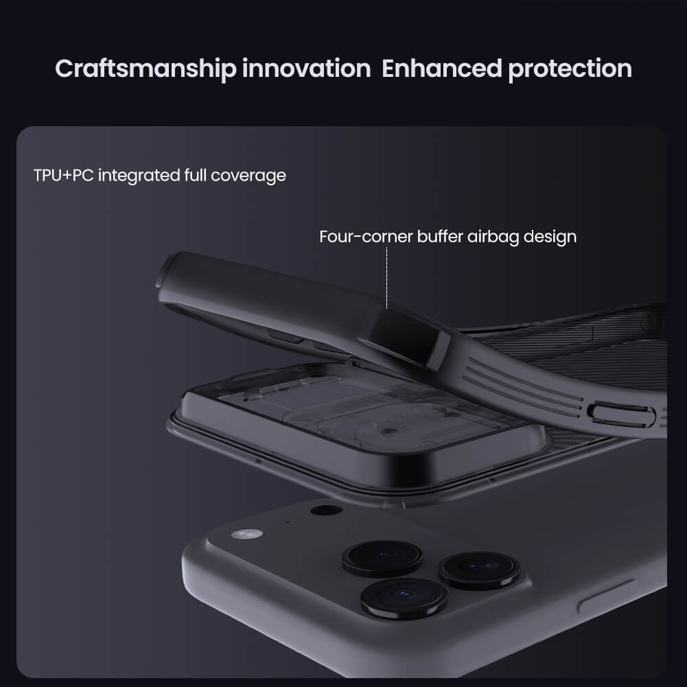 Чехол-крышка NILLKIN для Apple iPhone 17 Pro Max 6.9 (2025) (серия CamShield Pro Clear version)