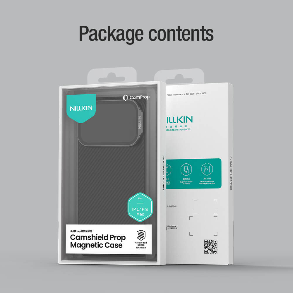 Чехол-крышка NILLKIN для Apple iPhone 17 Pro Max 6.9 (2025) (серия Camshield Prop Magnetic (Transparent Lens Guard Edition))