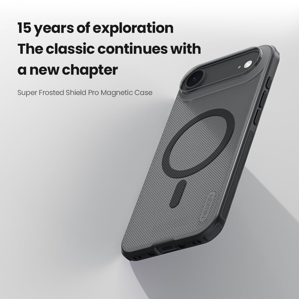 Чехол-крышка NILLKIN для Apple iPhone Air (iPhone 17 Air 6.6) (2025) (серия Frosted shield Pro Magnetic case Clear version)