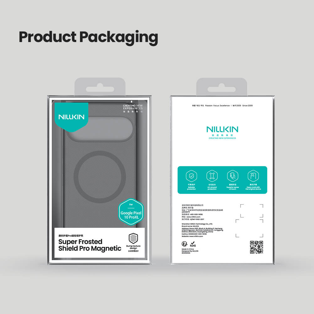 Чехол-крышка NILLKIN для Google Pixel 10 Pro XL (серия Frosted shield Pro Magnetic case Clear)