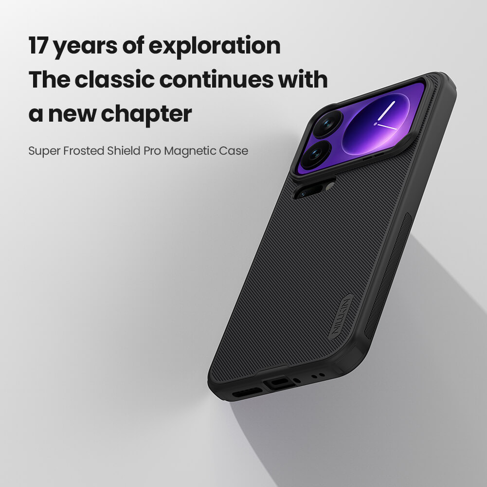 Чехол-крышка NILLKIN для Xiaomi 17 Pro Max (серия Frosted shield Pro Magnetic case)
