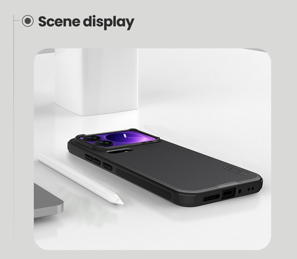 Чехол-крышка NILLKIN для Xiaomi 17 Pro Max (серия Frosted shield Pro Magnetic case)