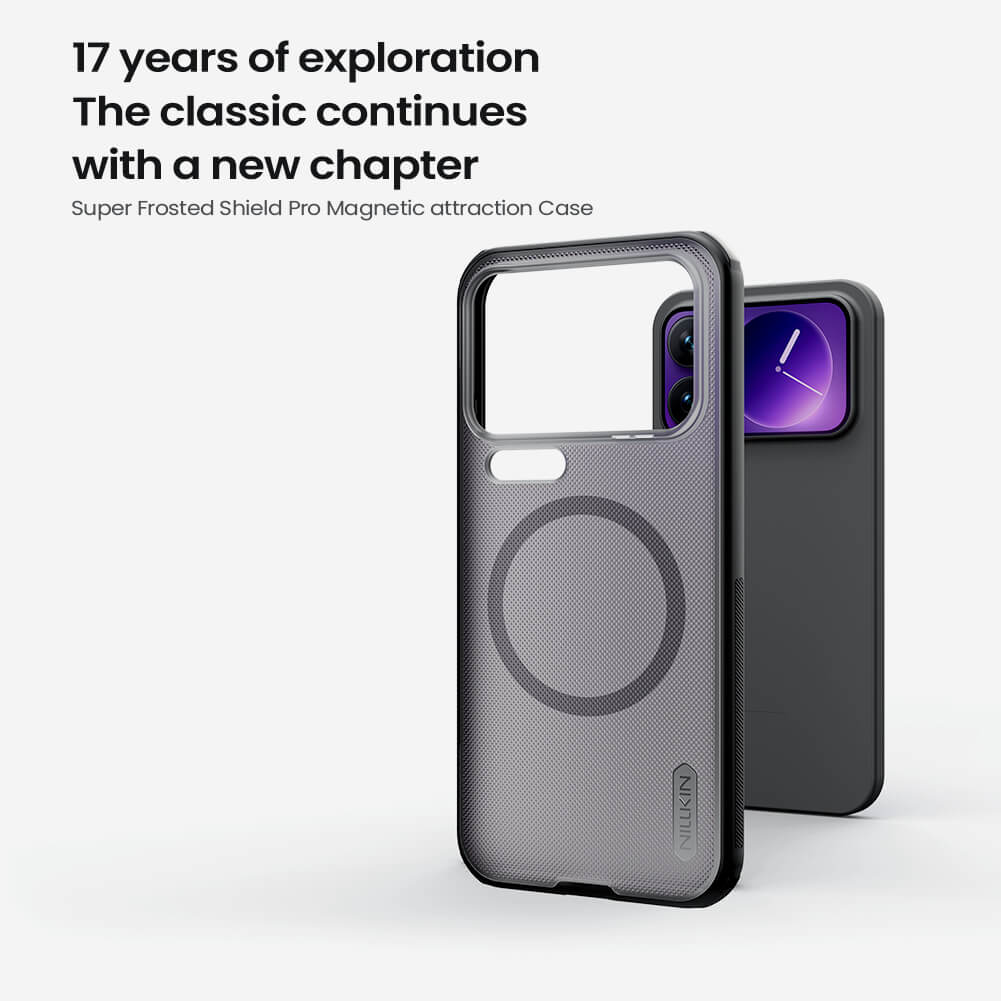 Чехол-крышка NILLKIN для Xiaomi 17 Pro Max (серия Frosted shield Pro Magnetic case Clear)