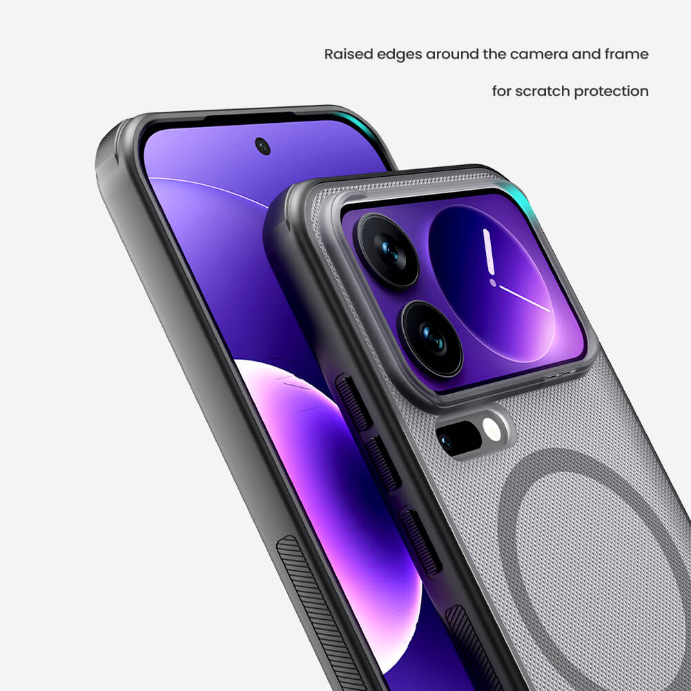 Чехол-крышка NILLKIN для Xiaomi 17 Pro Max (серия Frosted shield Pro Magnetic case Clear)