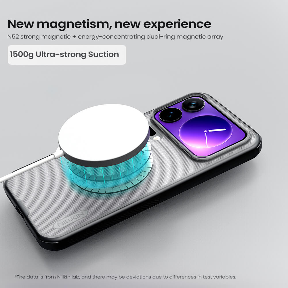 Чехол-крышка NILLKIN для Xiaomi 17 Pro Max (серия Frosted shield Pro Magnetic case Clear)