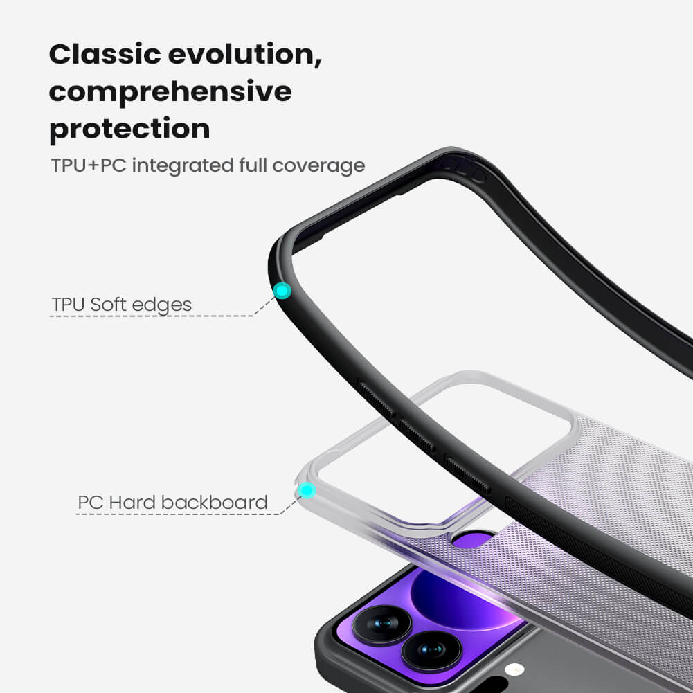 Чехол-крышка NILLKIN для Xiaomi 17 Pro (серия Frosted shield Pro Clear)