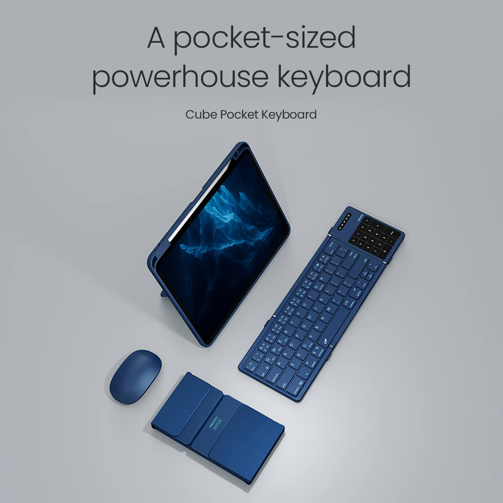 Портативная складная клавиатура Nillkin Cube Pocket Keyboard