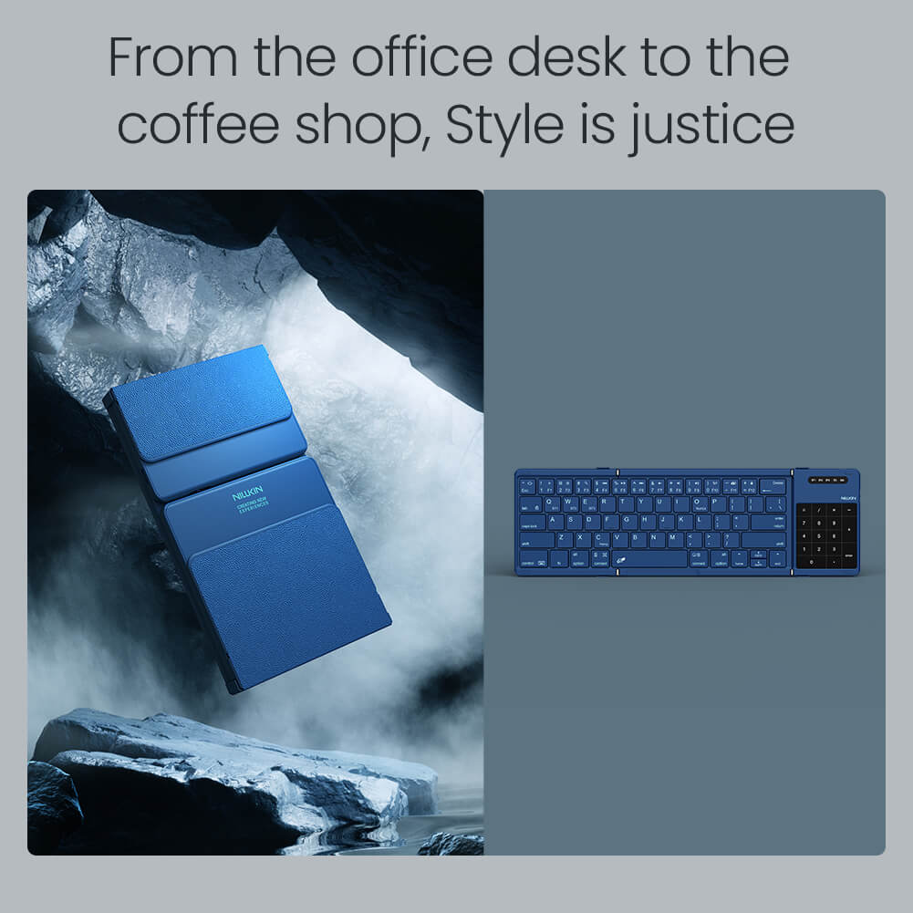 Портативная складная клавиатура Nillkin Cube Pocket Keyboard