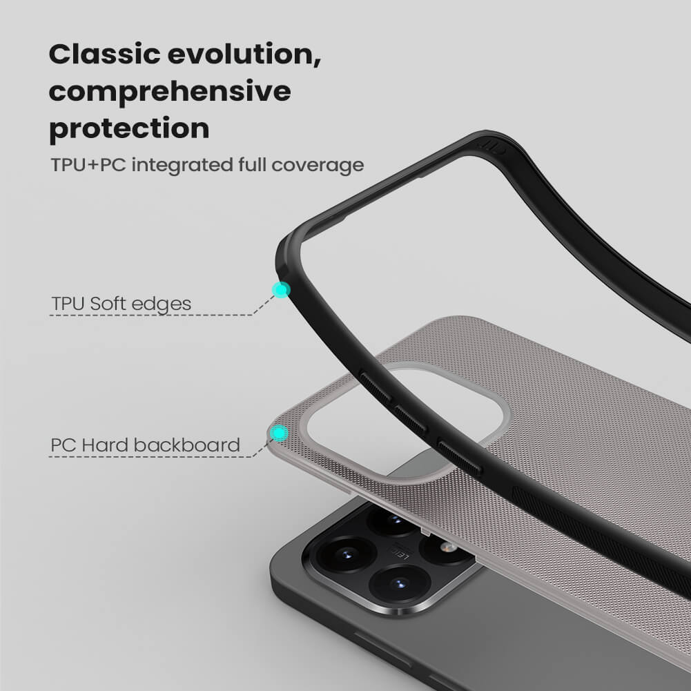 Чехол-крышка NILLKIN для Xiaomi 15T (серия Frosted shield Pro Clear)