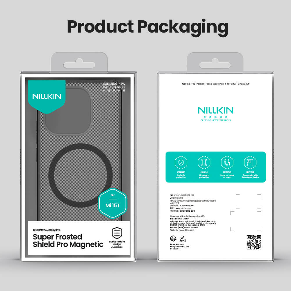 Чехол-крышка NILLKIN для Xiaomi 15T (серия Frosted shield Pro Magnetic case Clear)