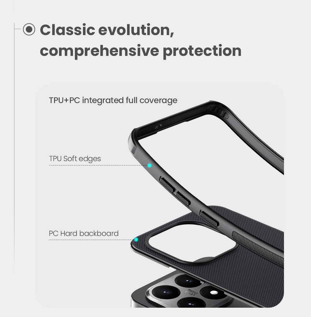 Чехол-крышка NILLKIN для Xiaomi 15T (серия Frosted shield Pro Magnetic case)