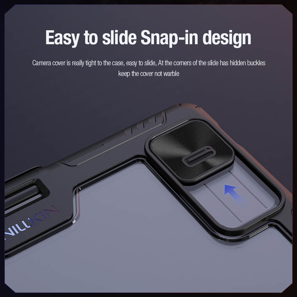 Чехол-книжка NILLKIN для Xiaomi Pad 8, Xiaomi Pad 8 Pro (серия Bumper Leather case pro Multi-angle folding style)