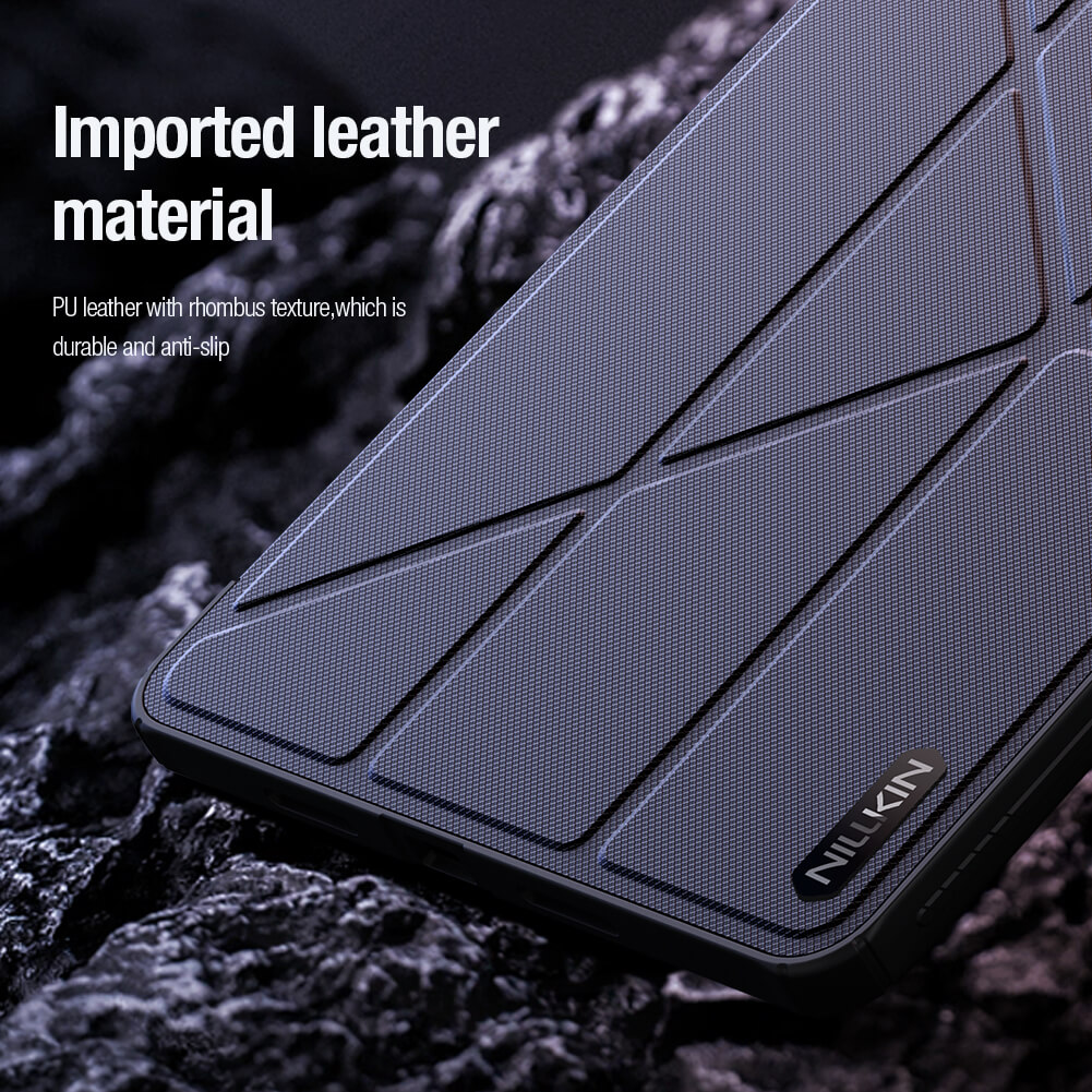 Чехол-книжка NILLKIN для Xiaomi Pad 8, Xiaomi Pad 8 Pro (серия Bumper Leather case pro Multi-angle folding style)