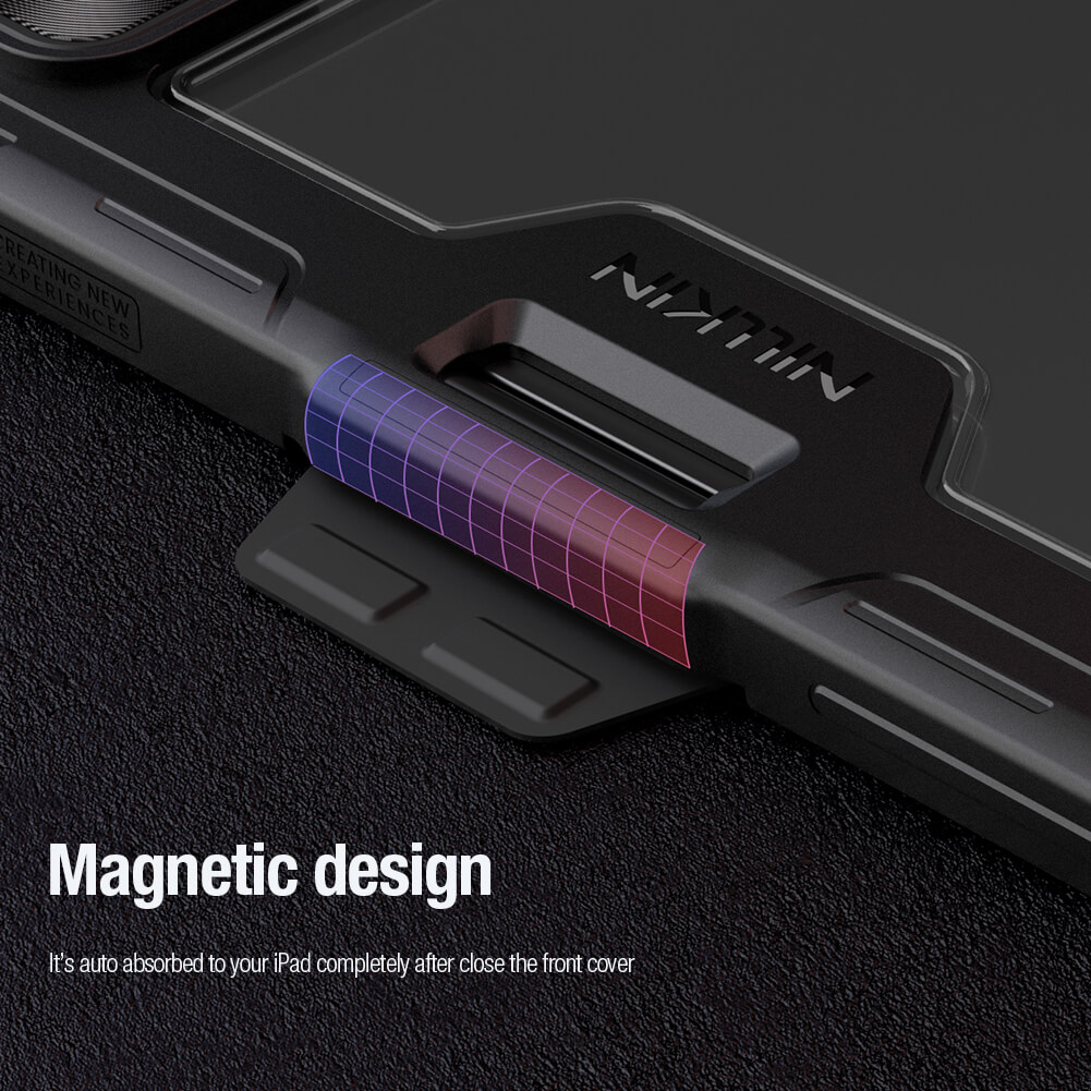 Чехол-книжка NILLKIN для Xiaomi Pad 8, Xiaomi Pad 8 Pro (серия Bumper Leather case pro Multi-angle folding style)