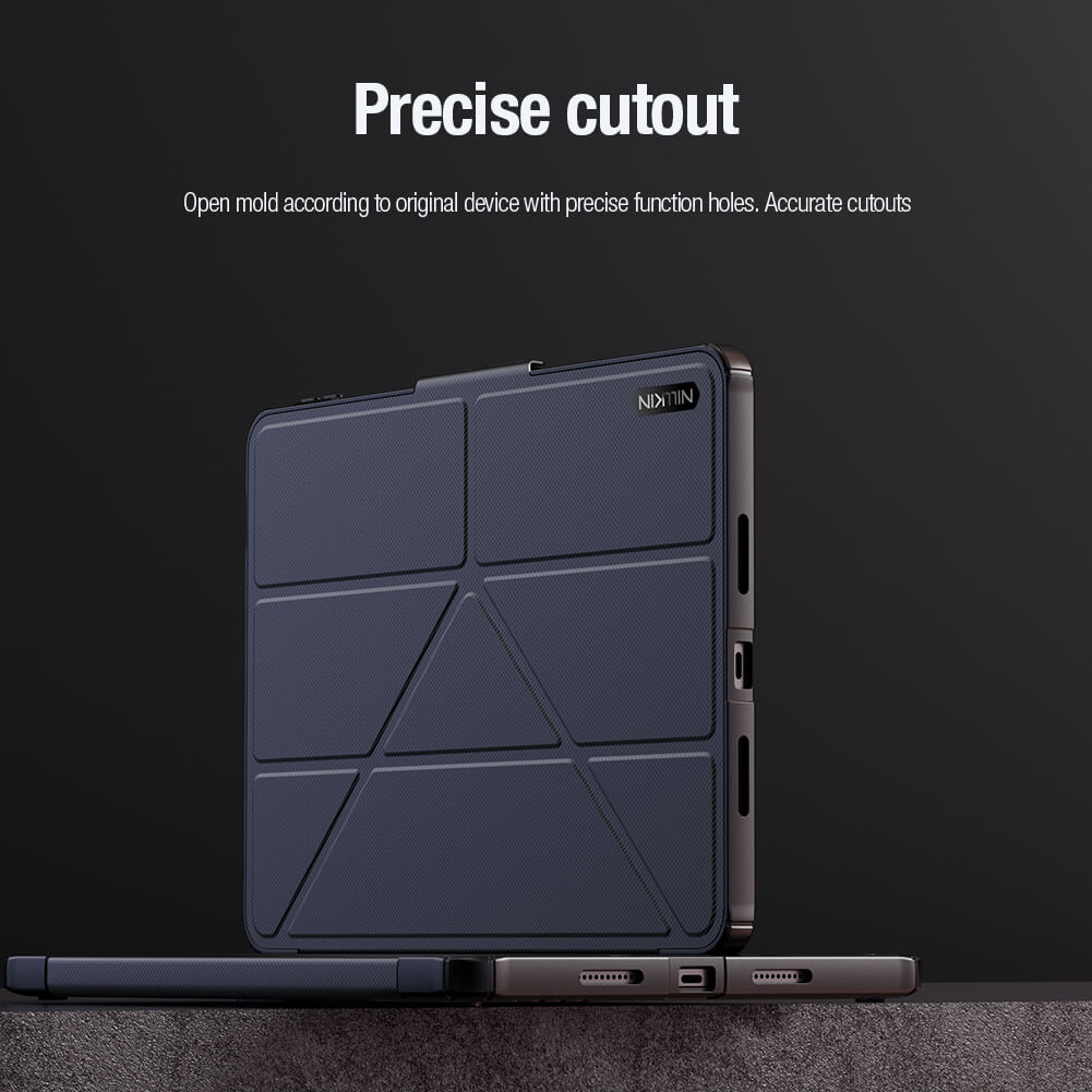 Чехол-книжка NILLKIN для Xiaomi Pad 8, Xiaomi Pad 8 Pro (серия Bumper Leather case pro Multi-angle folding style)