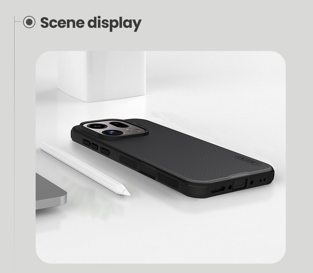 Чехол-крышка NILLKIN для Oppo Find X9 Pro (серия Frosted shield Pro Magnetic case)