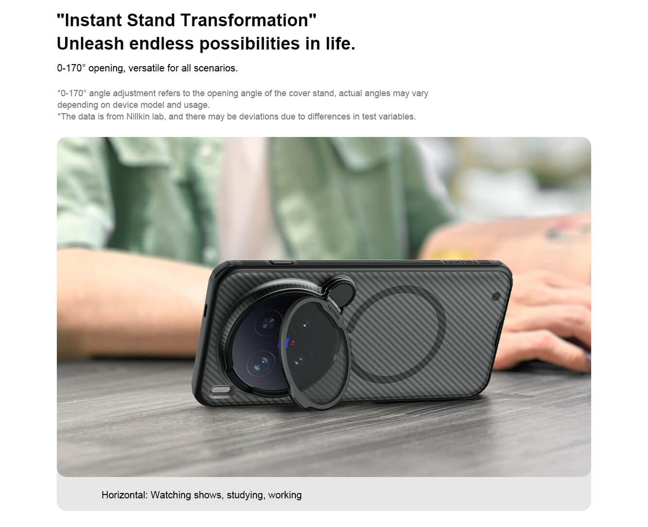 Чехол-крышка NILLKIN для Vivo X300 Pro (серия Camshield Prop Magnetic)