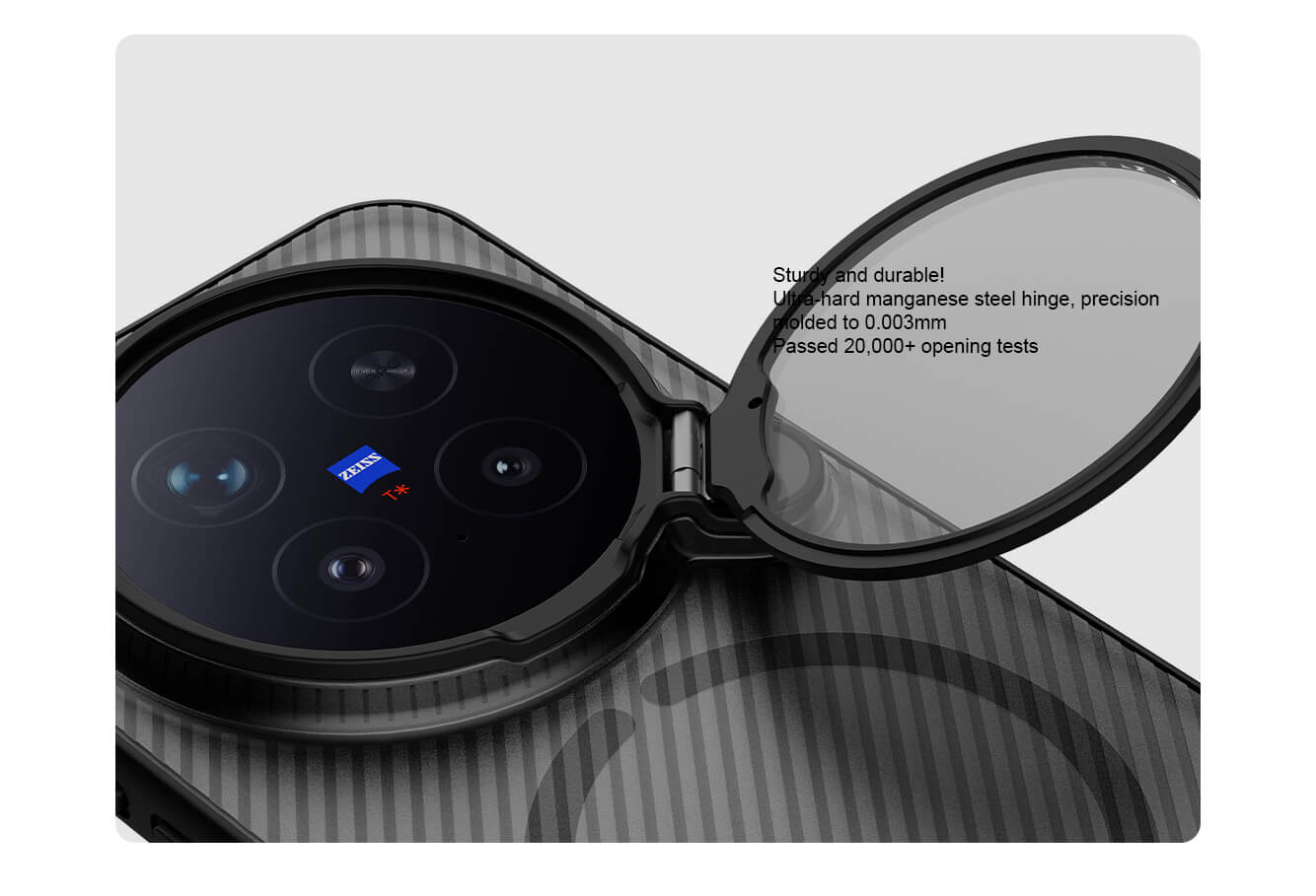 Чехол-крышка NILLKIN для Vivo X300 Pro (серия Camshield Prop Magnetic)