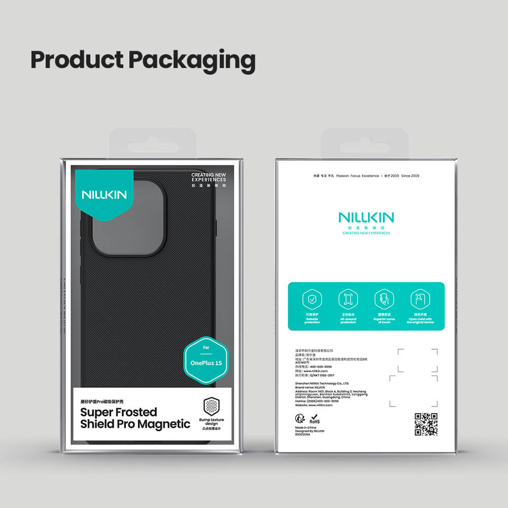 Чехол-крышка NILLKIN для Oneplus 15 (серия Frosted shield Pro Magnetic case)