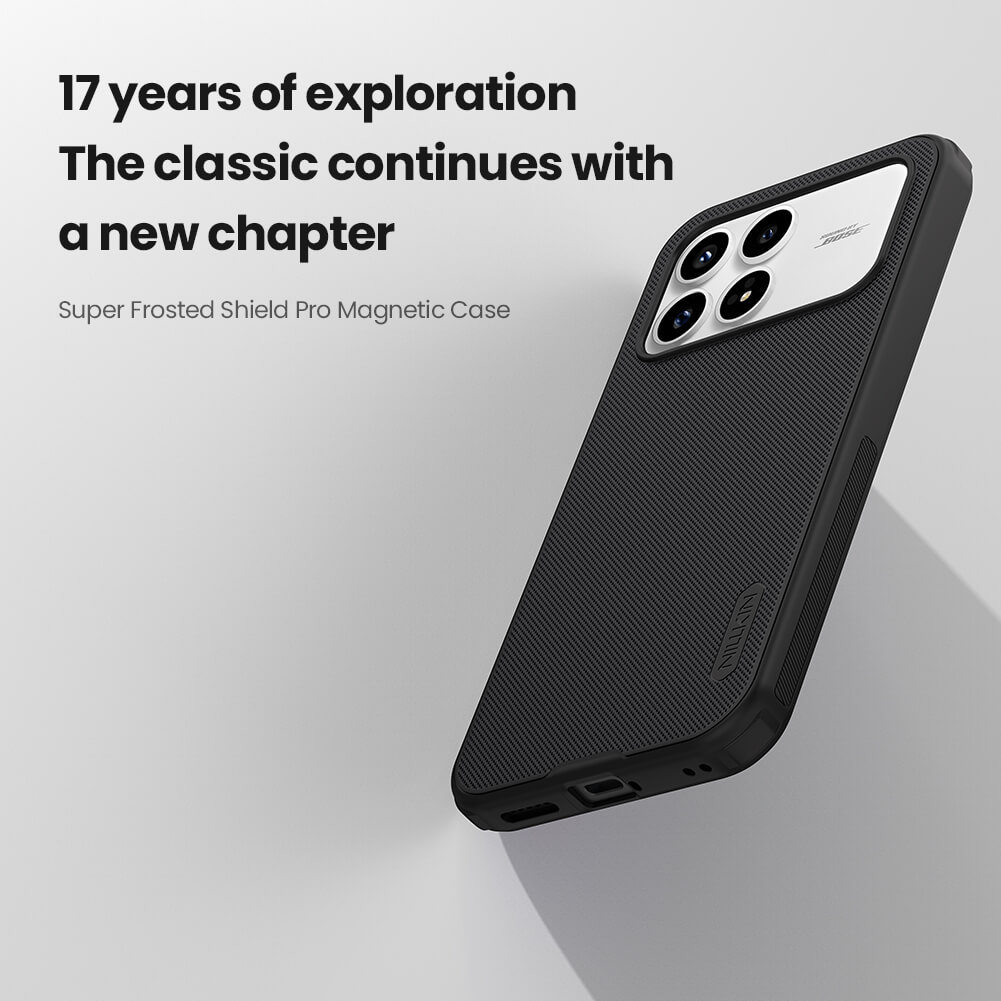 Чехол-крышка NILLKIN для Xiaomi Redmi K90, Xiaomi Poco F8 Pro (серия Frosted shield Pro Magnetic case)