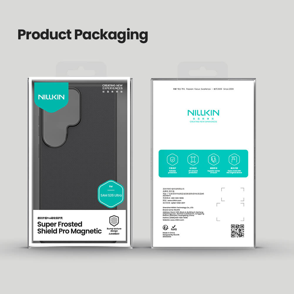 Чехол-крышка NILLKIN для Samsung Galaxy S26 Ultra (серия Frosted shield Pro Magnetic case)