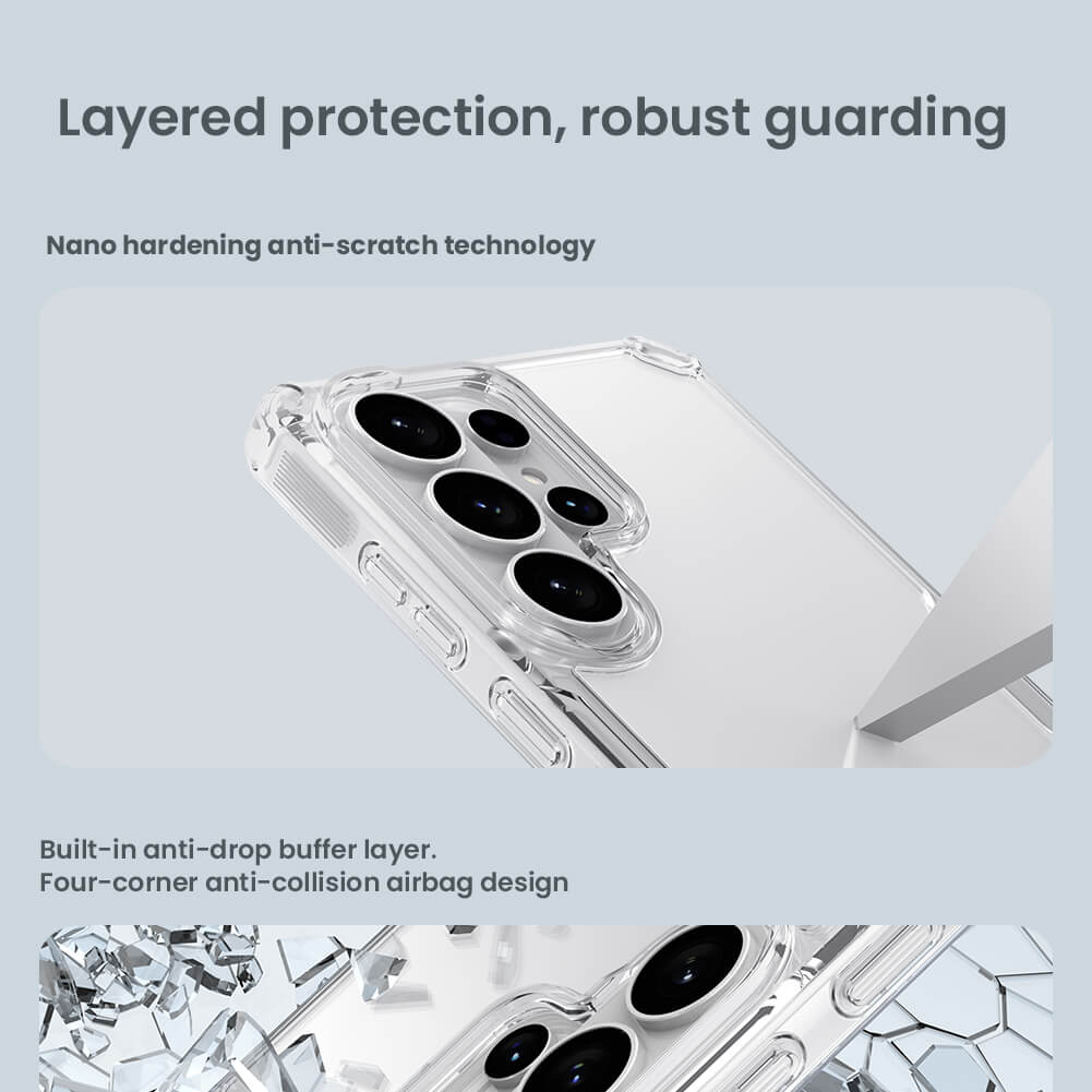 Силиконовый чехол NILLKIN для Samsung Galaxy S26 Ultra (серия Nature TPU Pro)