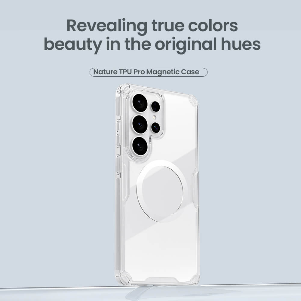 Силиконовый чехол NILLKIN для Samsung Galaxy S26 Ultra (серия Nature TPU Pro Magnetic)