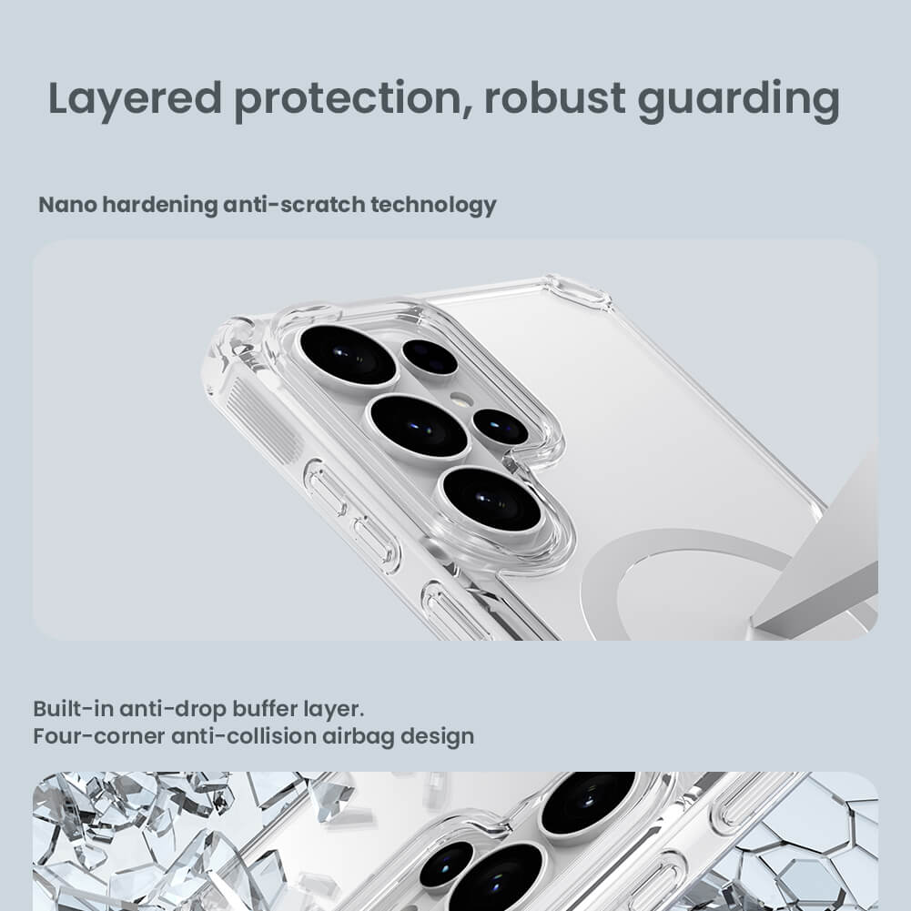 Силиконовый чехол NILLKIN для Samsung Galaxy S26 Ultra (серия Nature TPU Pro Magnetic)